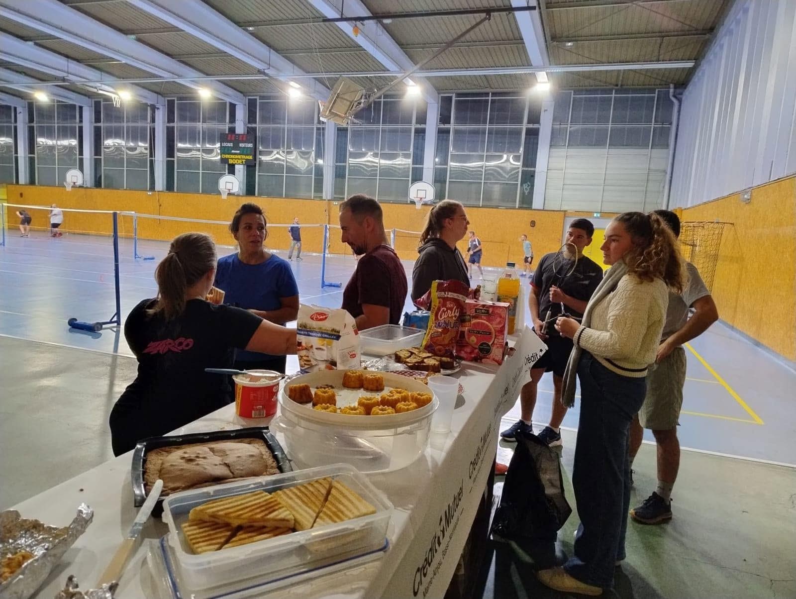 Buffet de fin de tournoi